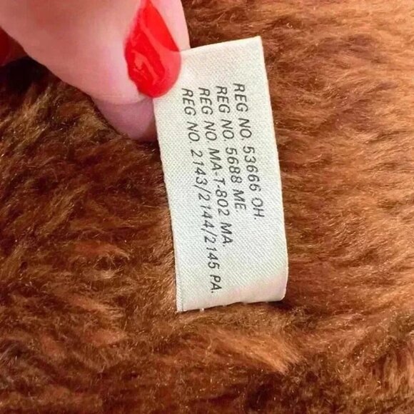 HOUSE OF LLOYD PLUSH SANTA BEAR DARK BROWN‎ - Picture 6 of 6